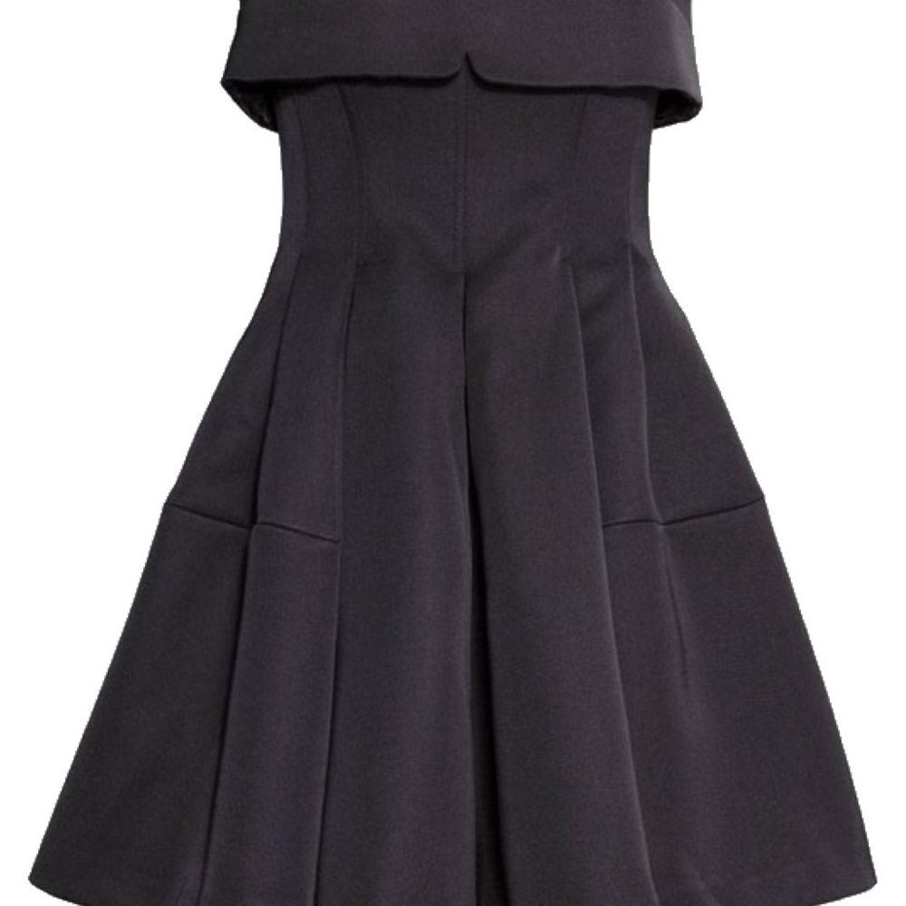 Elegant Black Strapless Formal Romper - Picture 7 of 7